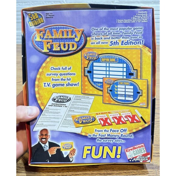 Family Feud 5th Edition Competition Game Show Home Edition Endless Games USA - Picture 9 of 9
